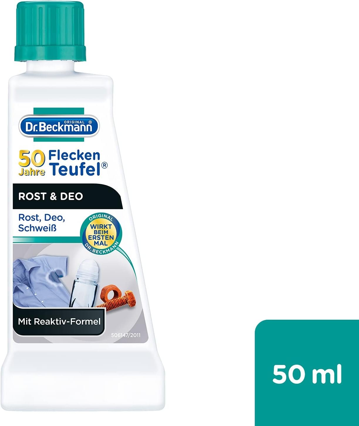 دكتور. مزيل البقع والصدأ ستين ديفل من د. بيكمان، يزيل البقع والصدأ وبقع العرق بشكل فعال (50 مل)، سائل، 50.0 غرامات - الصورة 2