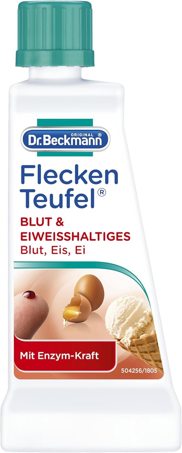 دكتور. مزيل بقع الدم ومنتجات الالبان من دكتور بيكمان، 50 مل، دكتور بيكمان – مزيل بقع الدم ومنتجات الالبان ديفيل – 50 مل، سائل، 67.0 غرام