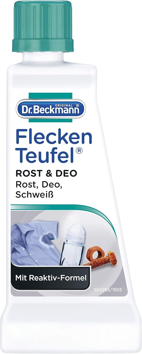 دكتور. مزيل البقع والصدأ ستين ديفل من د. بيكمان، يزيل البقع والصدأ وبقع العرق بشكل فعال (50 مل)، سائل، 50.0 غرامات