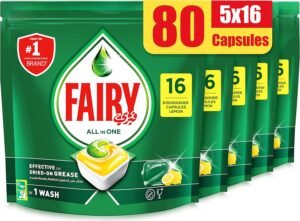 كبسولات فيري الكل في واحد لغسالات الصحون