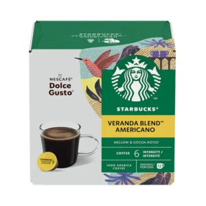 Starbucks Dolce Gusto Compatible Americano Veranda Blend Pods - 12 Capsules