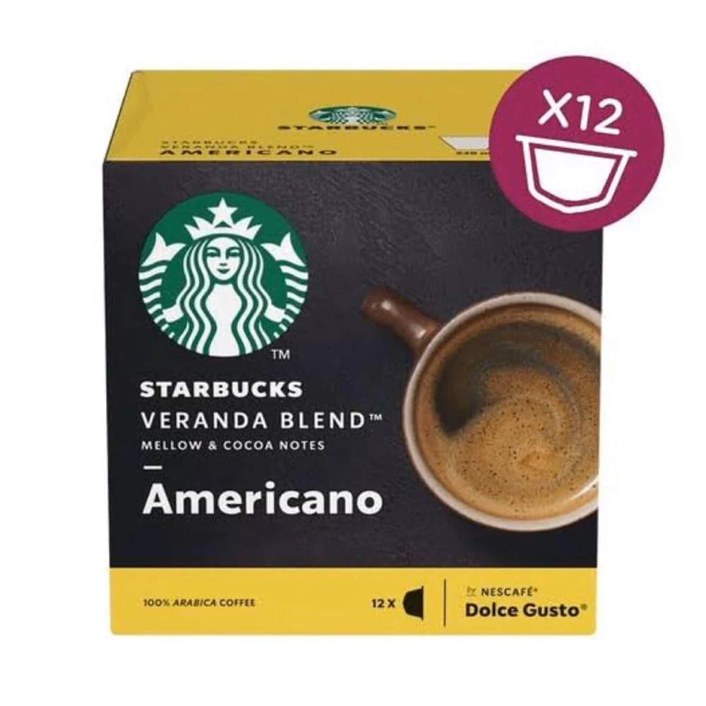 Starbucks Dolce Gusto Compatible Americano Veranda Blend Pods