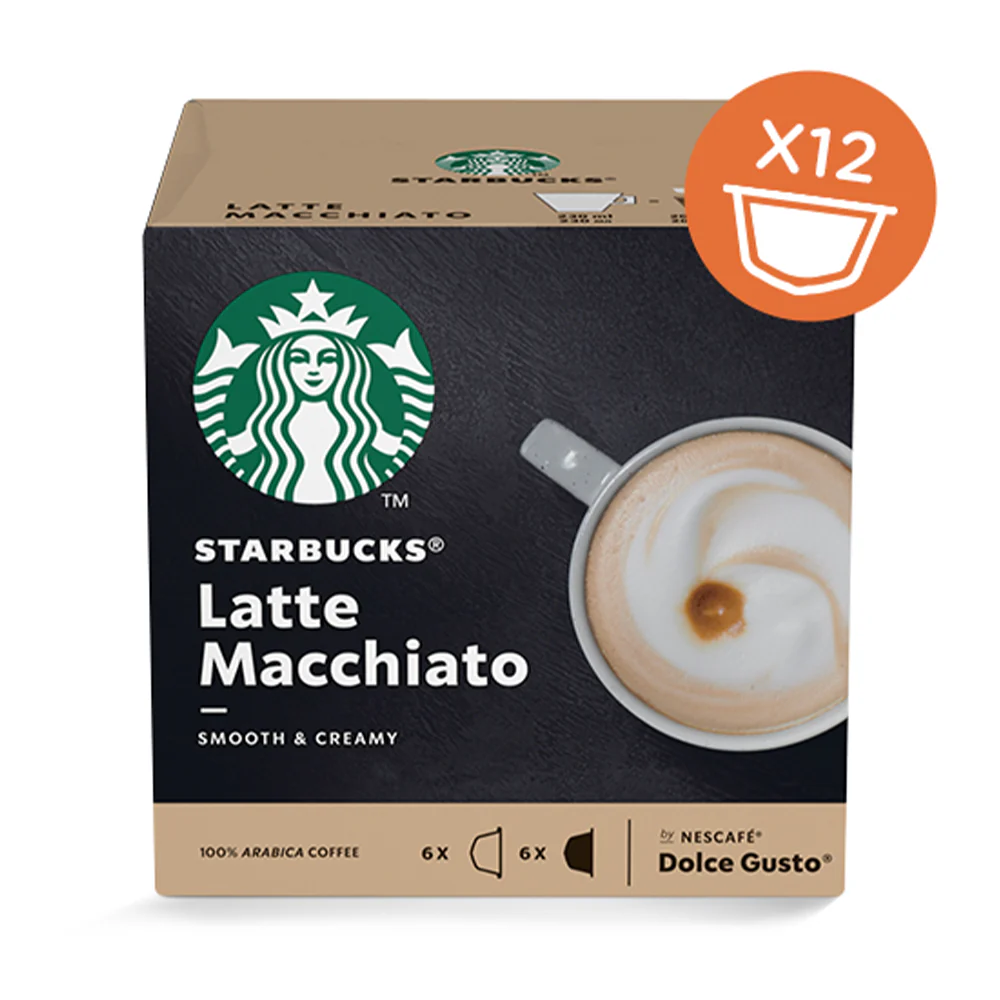 Starbucks Dolce Gusto Compatible Latte Macchiato Pods - 12 Capsules - الصورة 2
