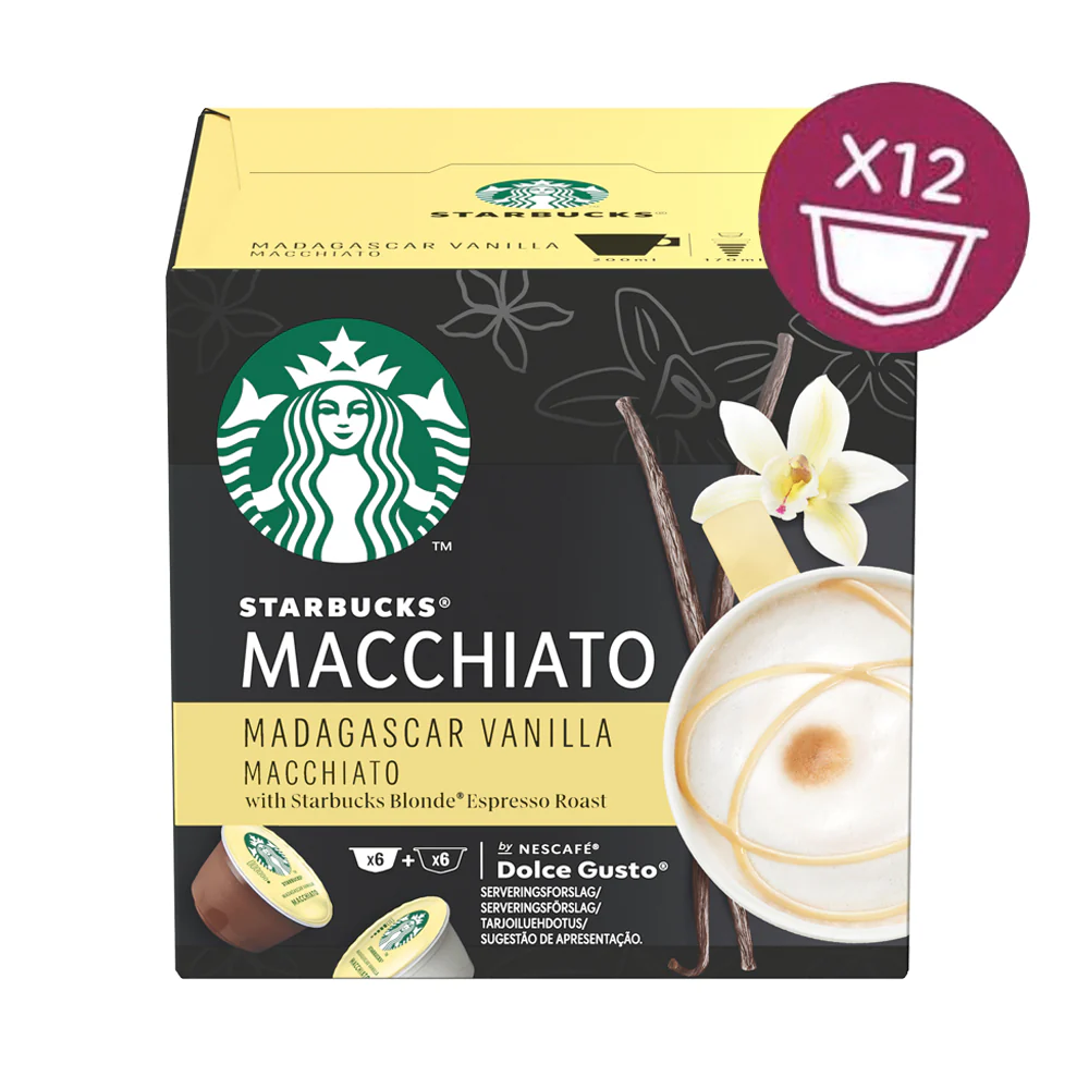 Starbucks Dolce Gusto Compatible Vanilla Macchiato Madagascar