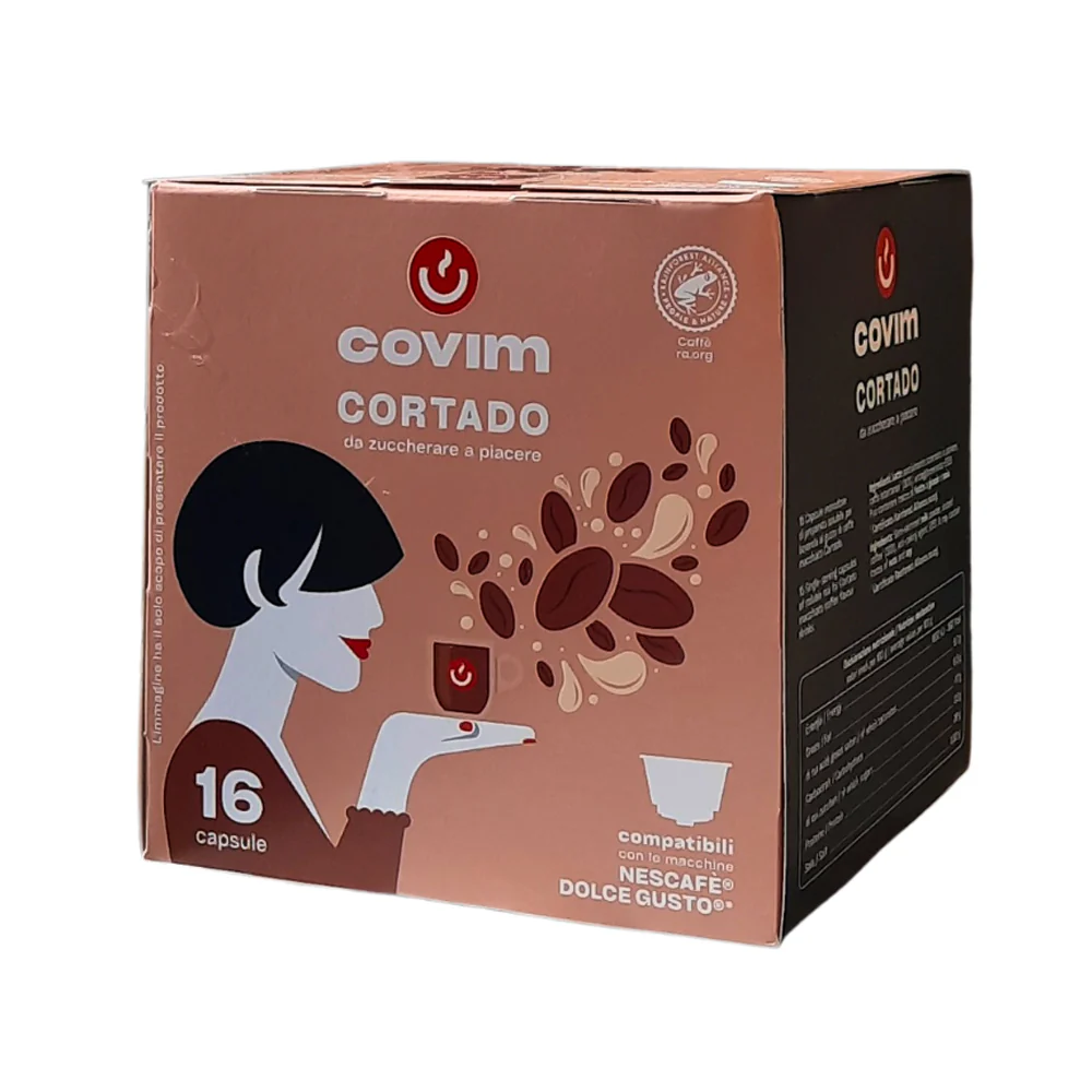 Covim - Cortado - Dolce Gusto Compatible - 16 Capsules