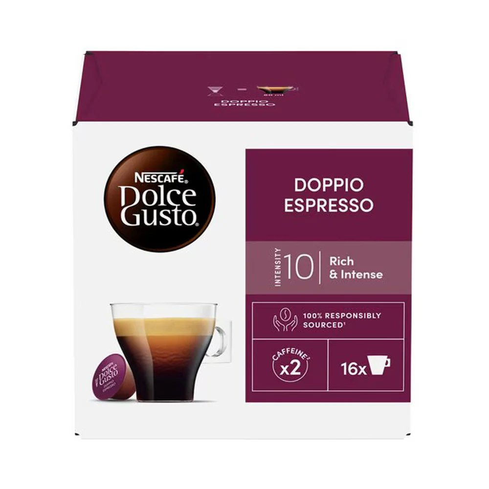 Nescafe Dolce Gusto - Doppio (Double) Espresso - 16 capsules