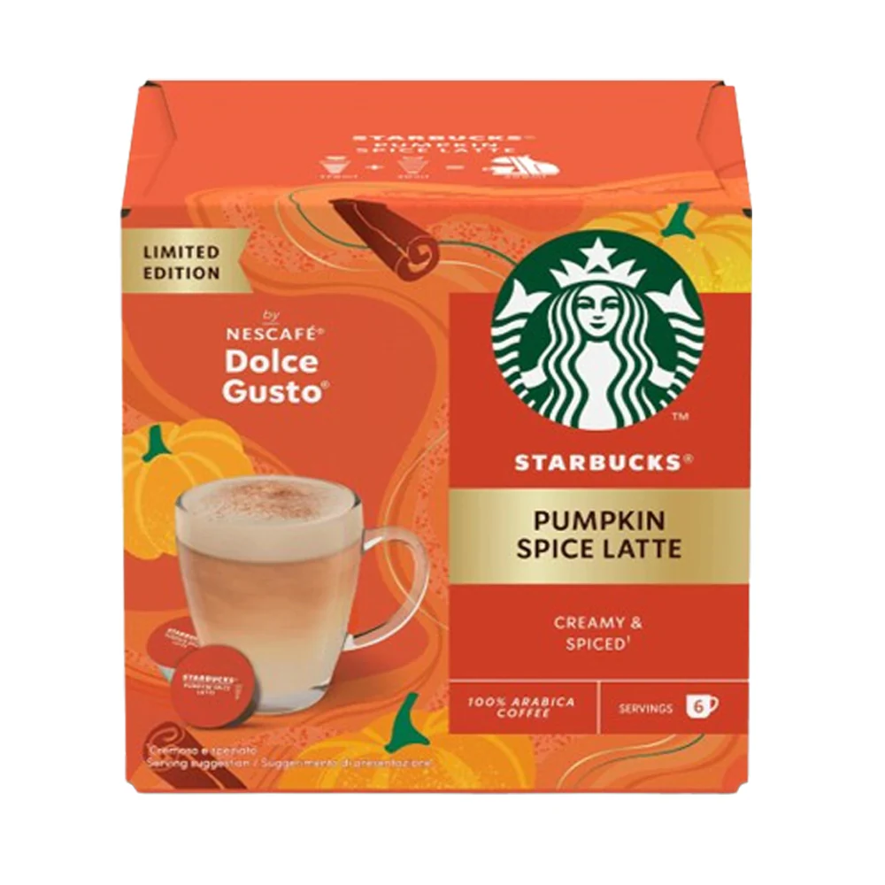 LIMITED EDITION - Dolce Gusto Starbucks Pumpkin Spice - 12 Pods