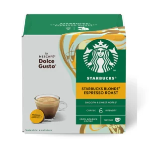 Starbucks Dolce Gusto Compatible Espresso Blonde Roast Pods - 12 Capsules