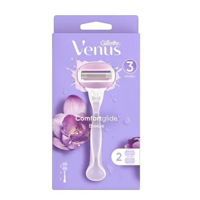 Gillette Gillete Venus Comfort Glide Breeze Handle + 2 Blades