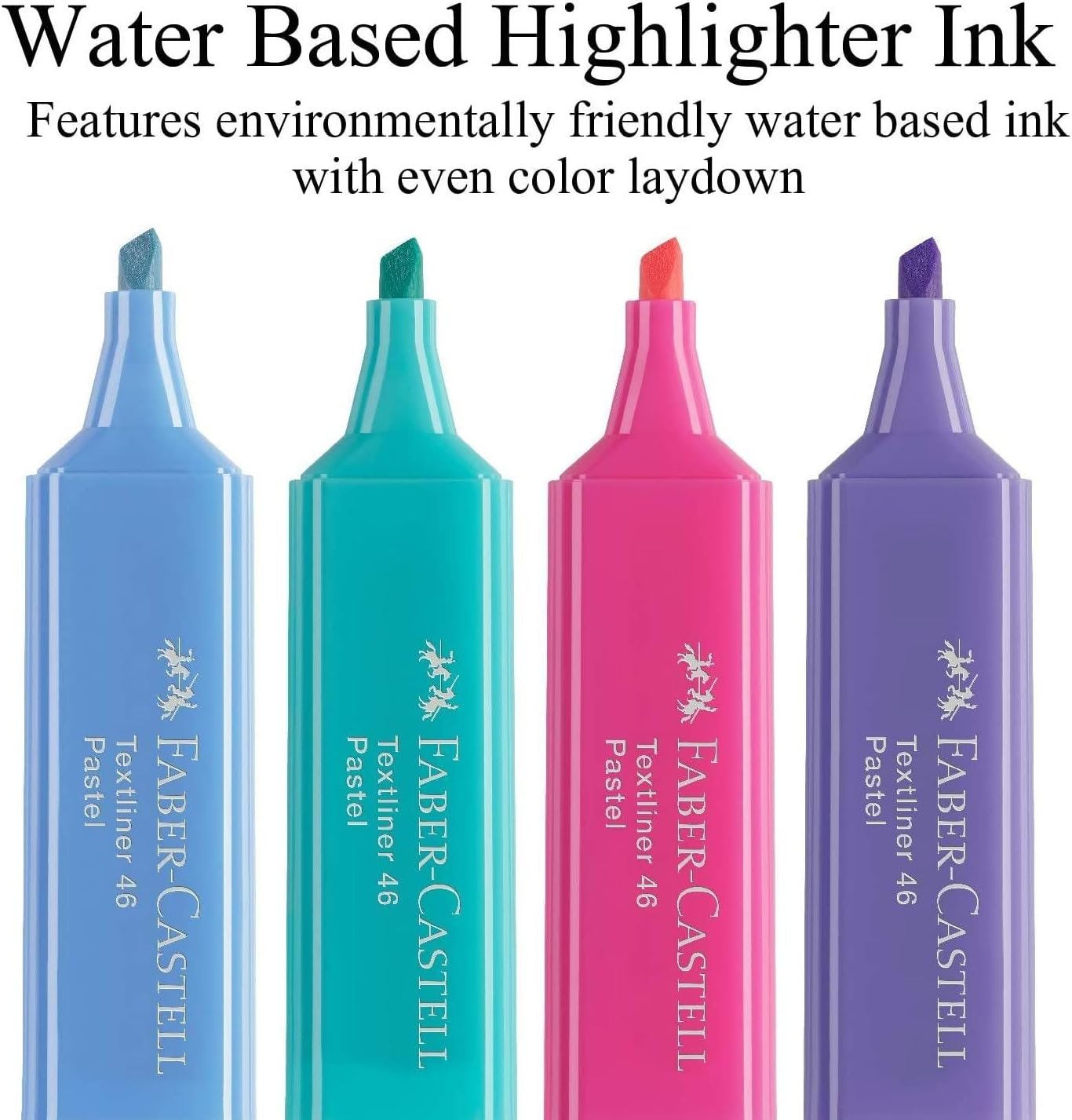 Faber-Castell 154681 Textliner Pastel Highlighter Pen (Pack of 8) - الصورة 3