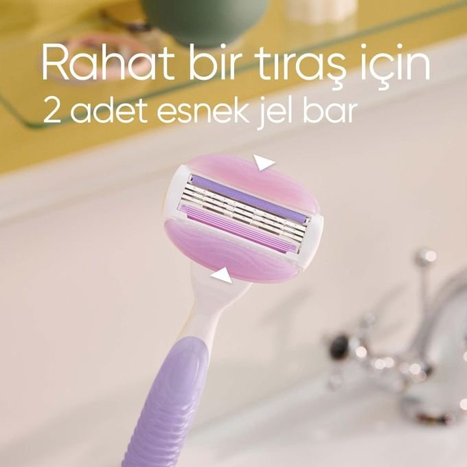 Gillette Venus Comfortglide Breeze Handle + 2 Head - 3Blades - الصورة 4