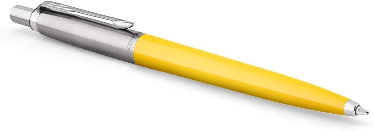 Parker Jotter Originals Ballpoint Pen, Classic Yellow Finish, Medium Point, Blue Ink, 1 Count