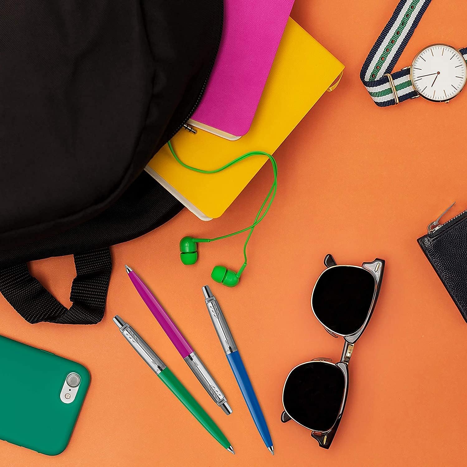 Parker Jotter Originals Ballpoint Pen, Classic Red Finish, Medium Point, Blue Ink, 1 Count - الصورة 4