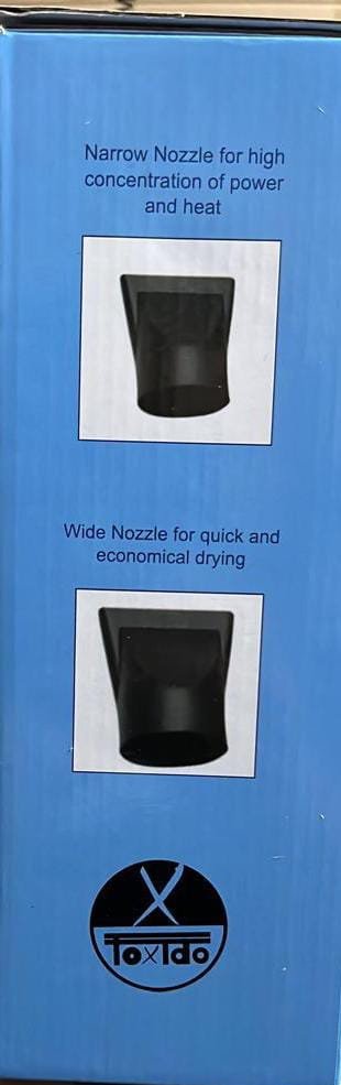 مجفف شعر توكسيدو 3800 وات - أداء تجفيف فائق بإعدادات متعددة، عناية أيونية وحماية من الحرارة الزائدة (HG-686 (أحمر))، 3800.0 واط ايطالى اصلى - الصورة 4